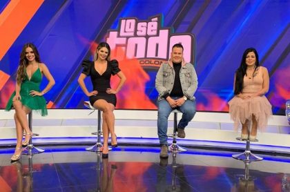 Elianis Garrido, Alejandra Serje, Ariel Osorio y Marbelle, presentadores.