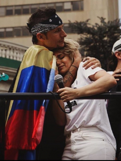 Mario Muñoz y Adriana Lucía