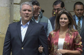 Iván Duque y su esposa María Juliana Ruiz