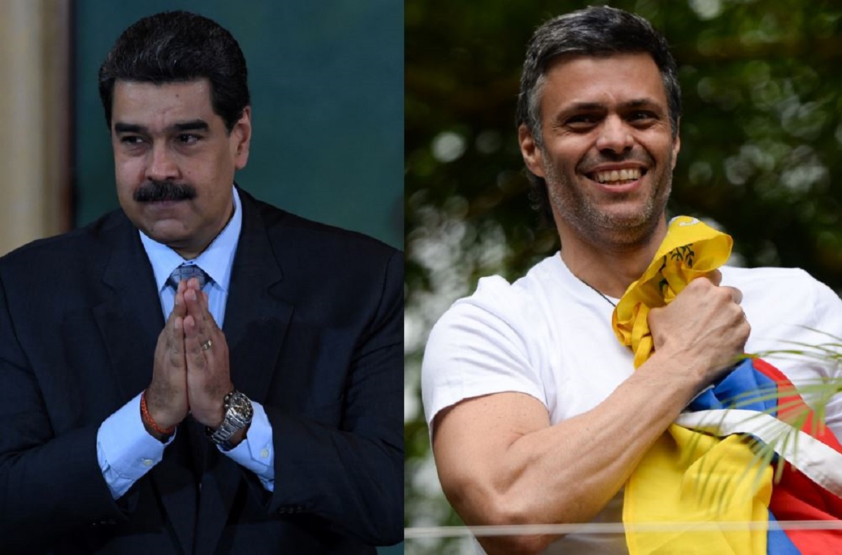 Nicolás Maduro y Leopoldo López