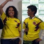 Angélica Lozano, senadora, y Claudia López, alcaldesa de Bogotá.