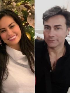 Haychelt Benitorevollo, psicóloga, y su ex Mauro Urquijo, actor.