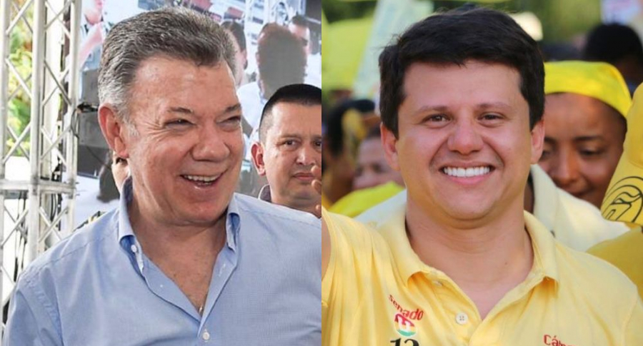 Juan Manuel Santos y Ñoño Elías