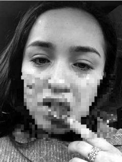 Joven que denuncia agresión de su ex