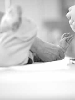 Bebé hospitalizado