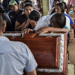 Funeral de líder social en Caloto, Cauca.