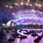 Show pirotécnico de Año Nuevo en Sídney