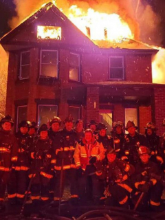 Foto de bomberos