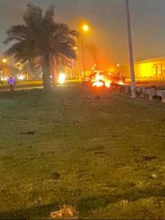 Bombardeo en Bagdad