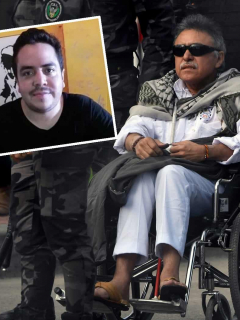 Seuxis José Hernández y su papá, 'Jesús Santrich'