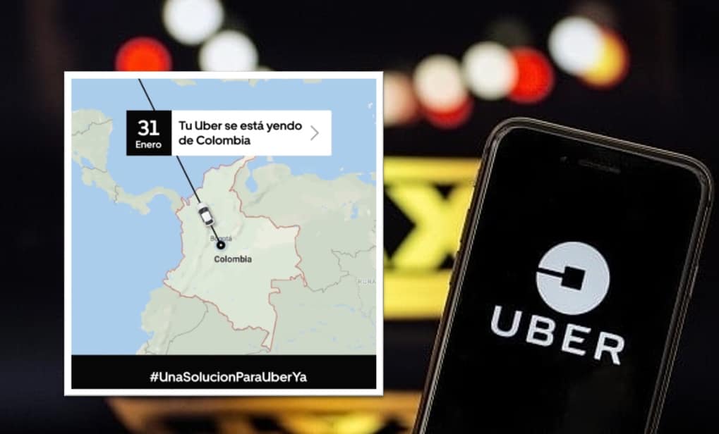 Uber se va de Colombia