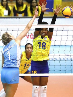 Selección Colombia de Voleibol vs. Argentina