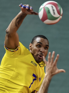 Selección Colombia de voleibol; Líberman Agámez