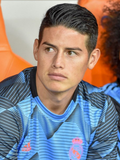 James Rodroguez y Marcelo Vieira