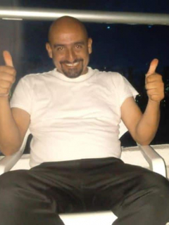 Taxista Fredy Contreras