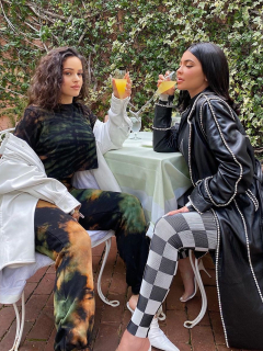 Rosalía y Kylie Jenner