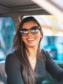 Mujeres en carro