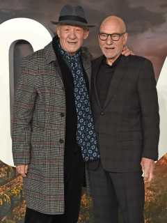 Ian McKellen y Patrick Stewart