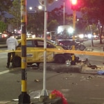 Accidente de taxista borracho en Bogotá