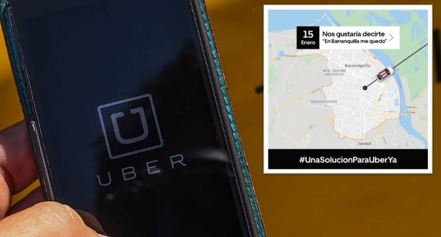 Uber se fue de Barranquilla.
