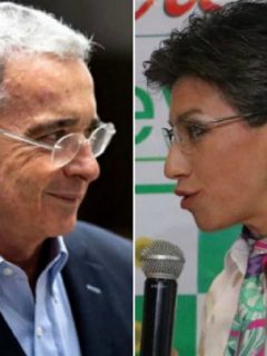 Álvaro Uribe y Claudia López