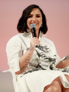 Demi Lovato, cantante.