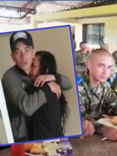 Sebastián Rojas y su mamá, Yuri Patiño