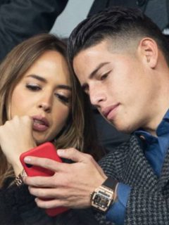 Shannon de Lima y James Rodríguez