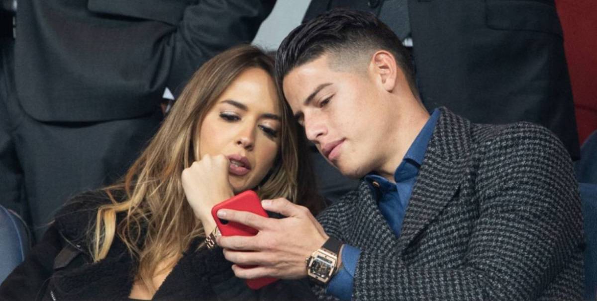 Shannon de Lima y James Rodríguez