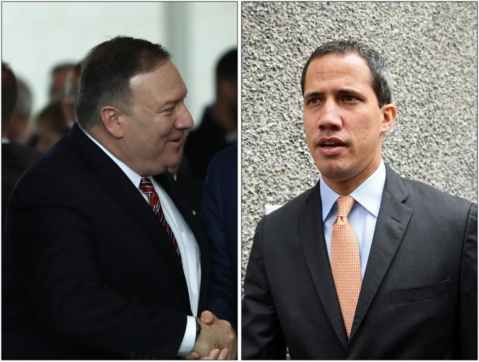 Mike Pompeo y Juan Guaidó