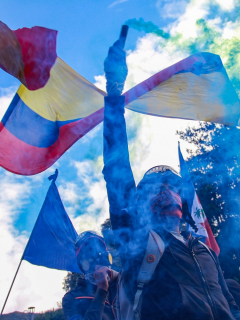 Manifestaciones en Bogotá
