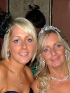 Lauren Wall y su mamá