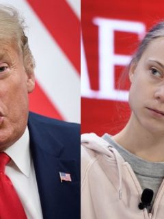 Donald Trump y Greta Thunberg