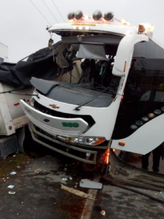 Grave accidente en vía Bogotá-Medellín