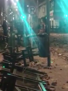 Centro de Bogotá vandalizado