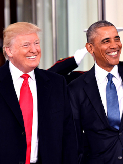 Obama y Trump