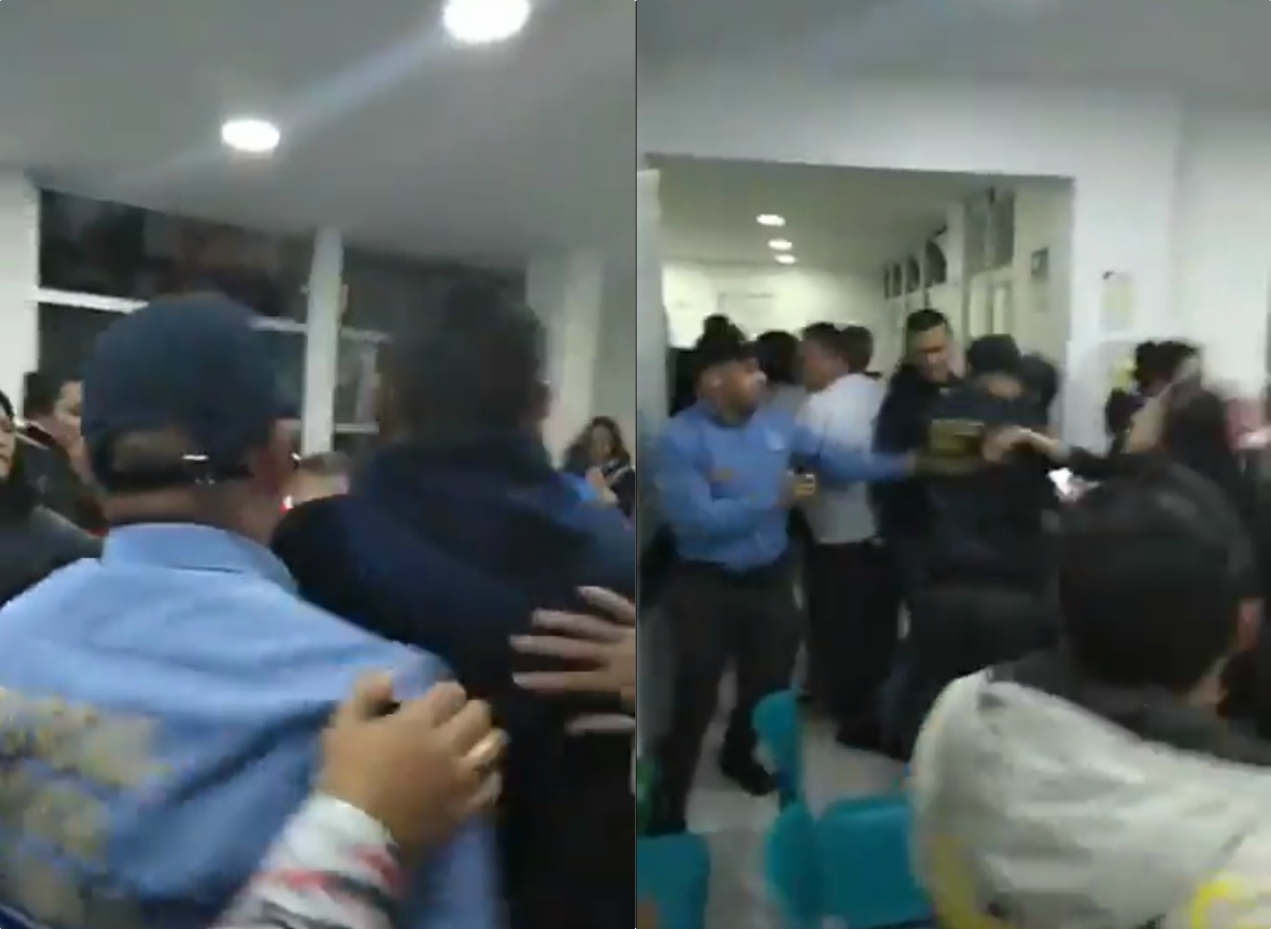 Pelea en hospital de Bogotá