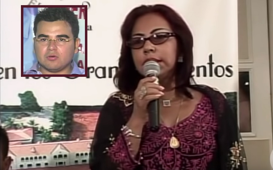 Enilce López, 'la Gata', y su hijo Héctor Julio Alfonso López, excongresista.