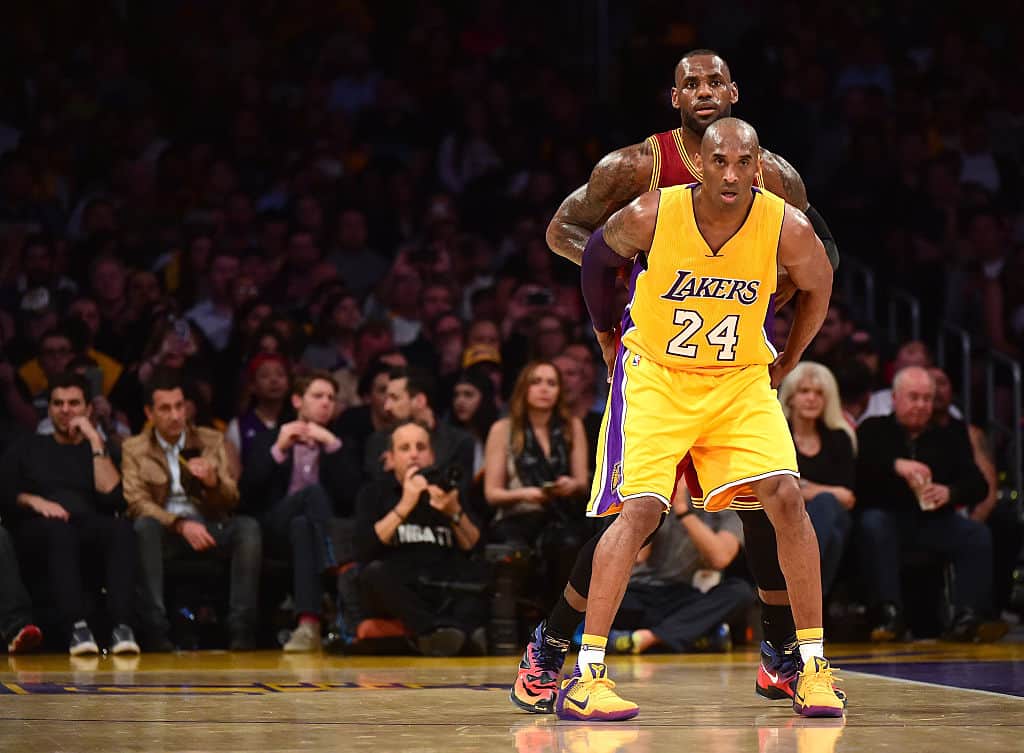 LeBron James y Kobe Bryant