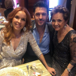 Adriana Romero, Rodrigo Candamil y Jury Henríquez
