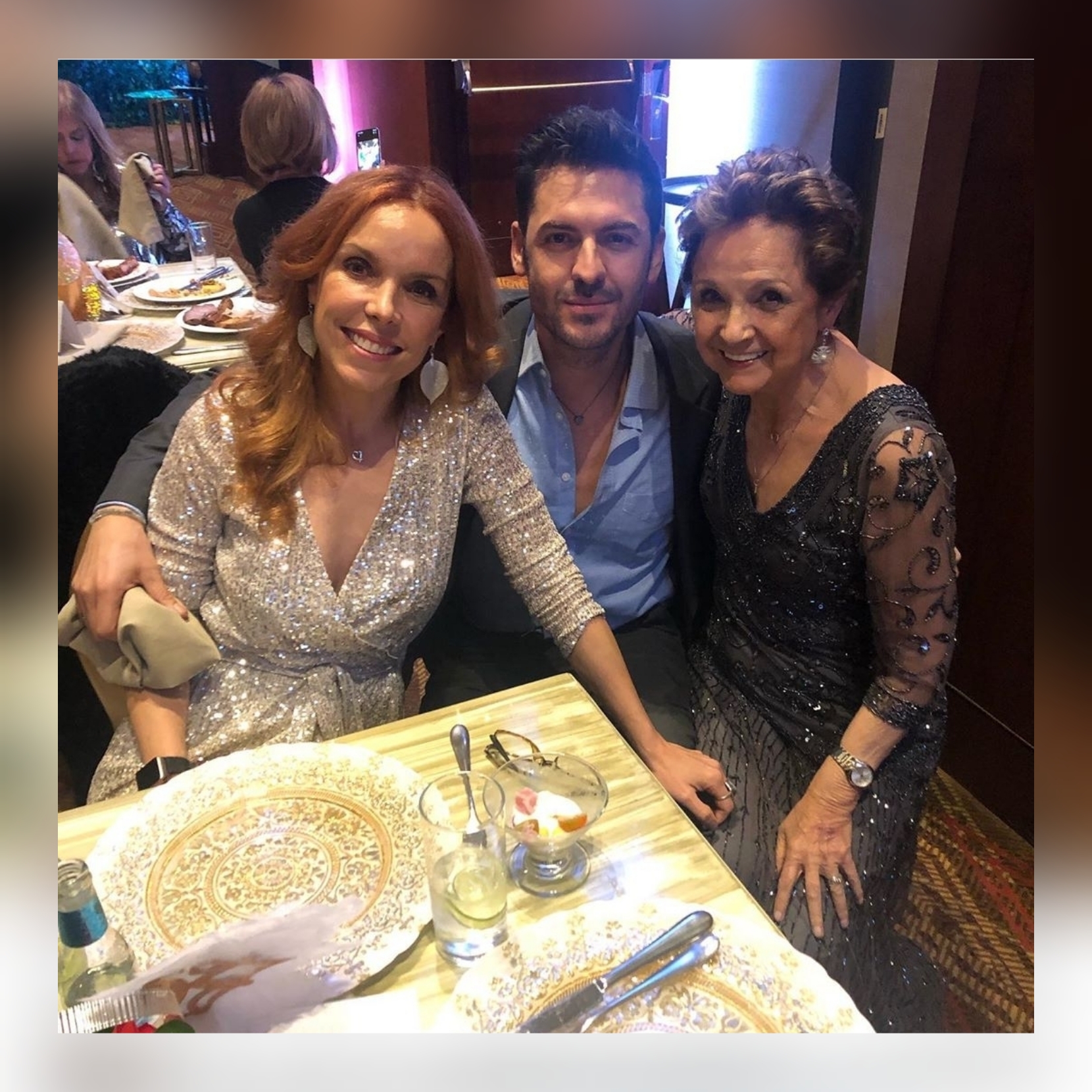 Adriana Romero, Rodrigo Candamil y Jury Henríquez