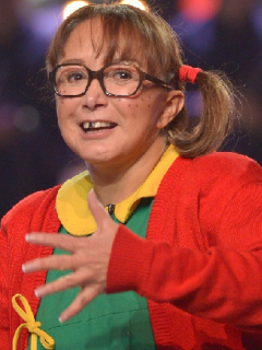 María Antonieta de las Nieves, 'la Chilindrina', y Roberto Gómez Bolaños, 'el Chavo'.