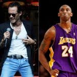 Marc Anthony, cantante, y Kobe Bryant, basquetbolista.
