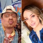 Suso, humorista, y Mónica Jaramillo, presentadora.