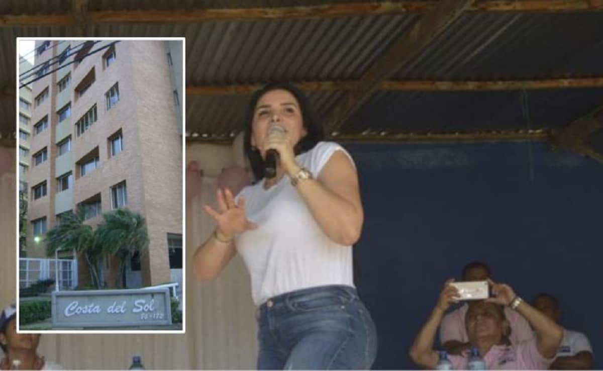 Aída Merlano y apartamento