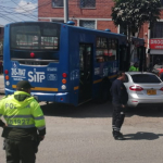 Accidente de bus del SITP, en Bogotá