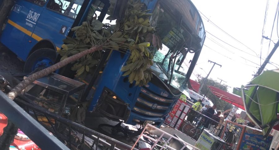 Accidente de bus del SITP, en Bogotá