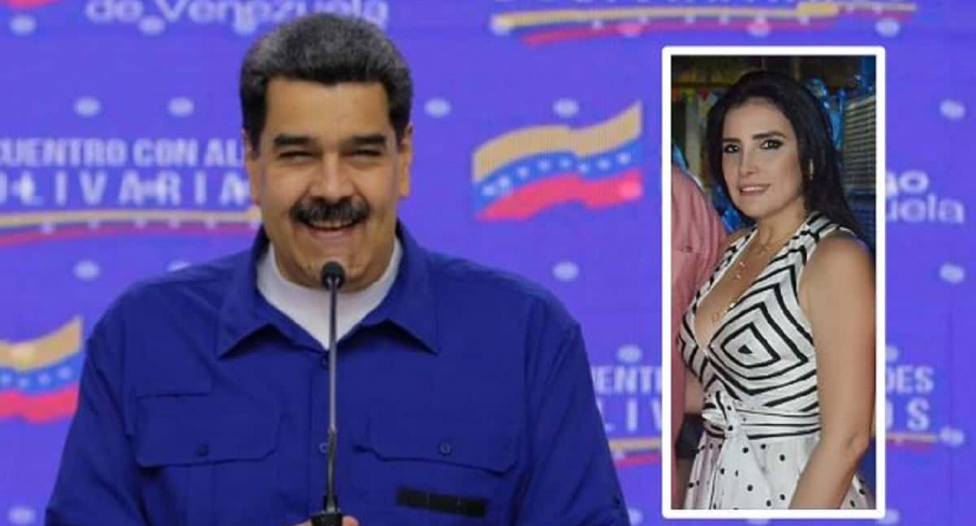 Nicolás Maduro y Aída Merlano