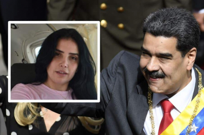 Aída Merlano y Nicolás Maduro