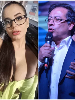 Amaranta Hank, Gustavo Petro y Esperanza Gómez